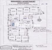 Floor Plan of Mahadev Apartment Ii